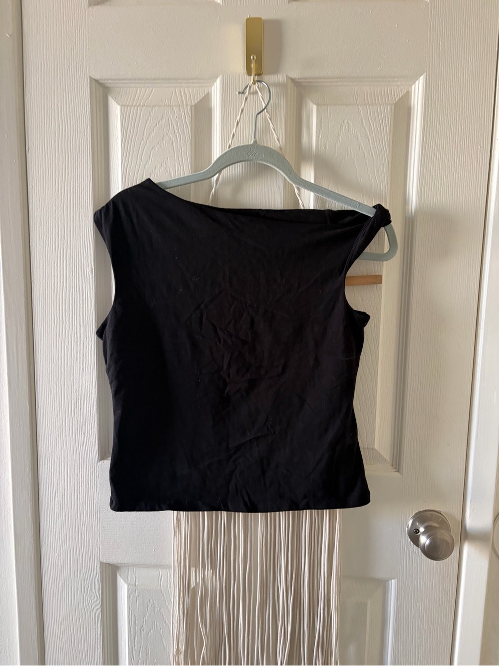 GAP Black Assymetrical Sleeveless Top